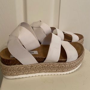 Steven Madden Meline Sandal - White